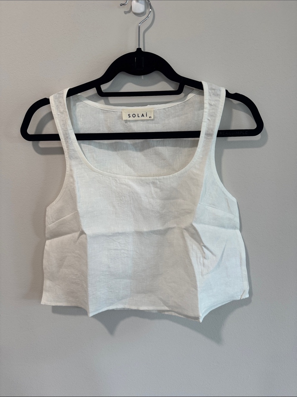NEW Solai the Label Capri Linen Scoop Neck Tank - Picture 5 of 7